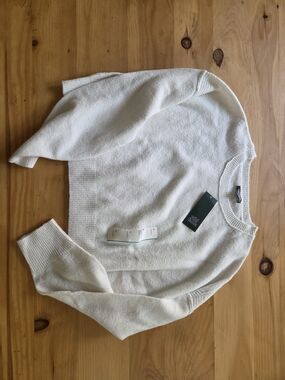 Crop Cream Sweater